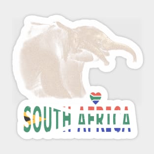 Love South Africa Wildlife Sticker